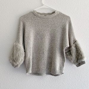 Gray Knit Sweater